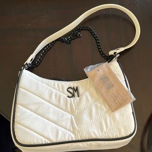 Small Steve Madden bag white
